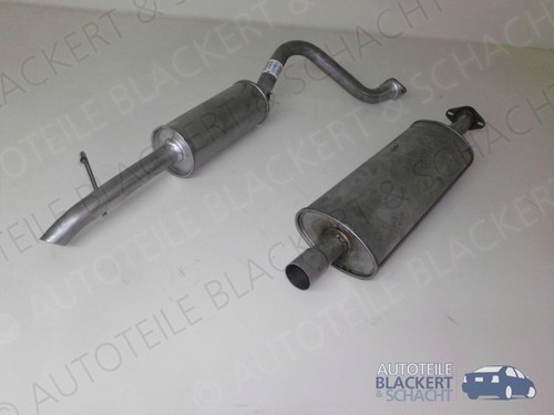 Auspuffset mitteltopf - auspuffset, +