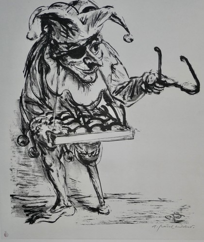 Paul weber lithographie - a.,