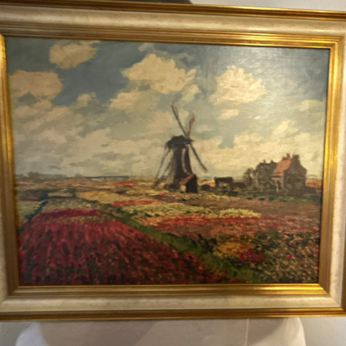 Claude monet das - claude, tulpenfeld