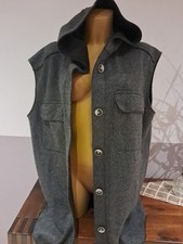 Weste GR. 42 Grau Von & Zu Top 70% SCHURWOLLE 