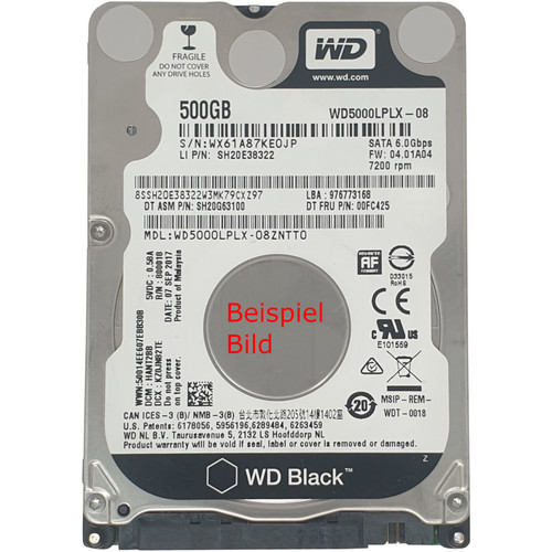 500gb hdd slim type - slim, 7200rpm