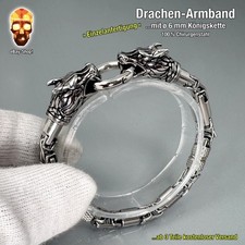 Drachen Armband mit 6 mm