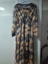 Jake's Kleid Maxi Lang Braun