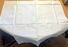 Alte Damast Tischdecke