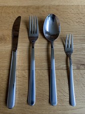 WMF Kult Cromargan Protect Besteck Set 4 Teile Messer Gabel Löffel Kuchen