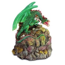 Schmuckdose Drachen auf Felsen