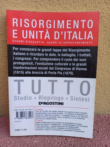 Risorgimento unita d - risorgimento, d'italia