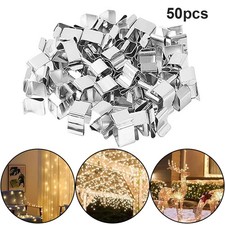 50 X Dachrinnenhaken-Clips zum