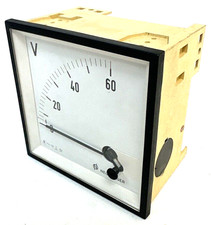 Neuberger 0-60 Messgerät analoges Messwerk Voltmeter