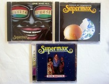 3x SUPERMAX CD - WORLD OF TOMOROW + ONE AND ALL + LOVE MACHINE Musik Sammlung