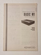 ⭐️⭐️⭐️ Original  Bedienungsanleitung  Kenwood Basic M 1 ⭐️⭐️⭐️
