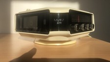Space Age MUSIC AIR 10F-2Y Klappzahlen RADIOWECKER Flip-Clock 70er