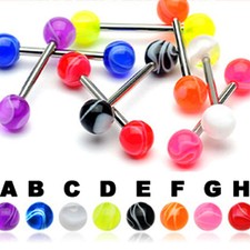 Zungen Piercing Barbell &