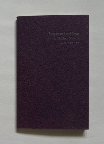 Thirty seven small songs - songs, &