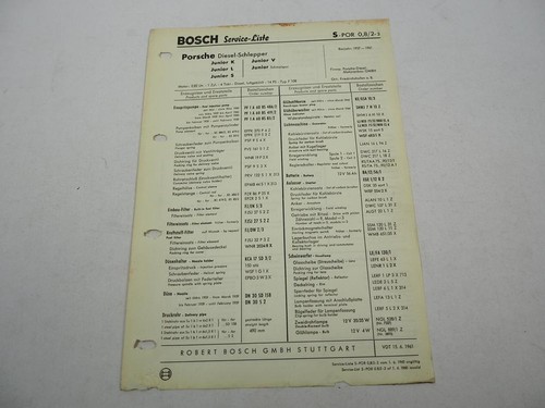 Bosch service liste - service-liste, für