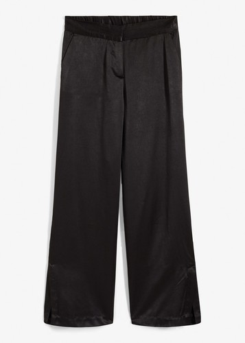 Satin palazzohose 38 - satin-palazzohose, gr.