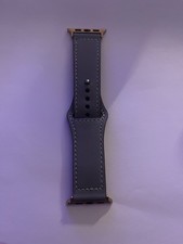 Apple Watch Armband Grau Leder