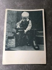 2. WK Feldpostkarte " Junge putzt Soldatenstiefel" 1944