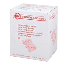 NOBA Rudavlies steril Verbandpflaster Inselpflaster Wundschnellverband 50 St