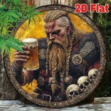 Wikinger Krieger Bier Holz