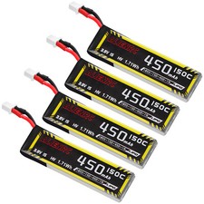 4 Stücke 450mAh 1S HV 3,8 V
