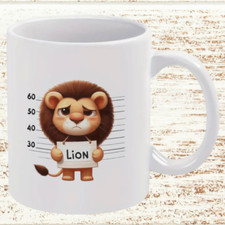 Löwe Tasse Keramik "Wanted"