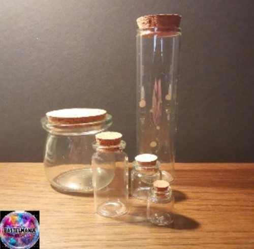 Glas fläschchen mit korken - glas-fläschchen,
