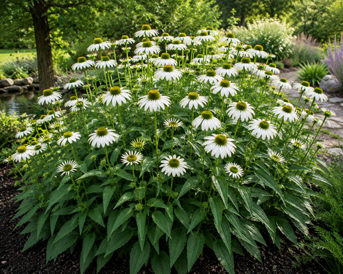 Echinacea purpurea white - echinacea,