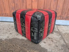 60er Vintage Hocker Sitzkissen