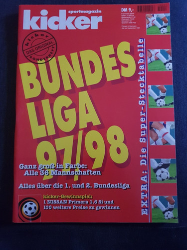 Kicker sonderheft fußball - kicker,