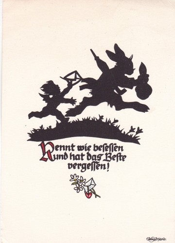 Künstlerkarte plischke ostern - künstlerkarte,