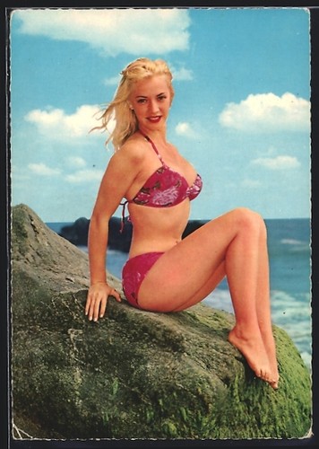 Pin bikini auf einem - ak, im