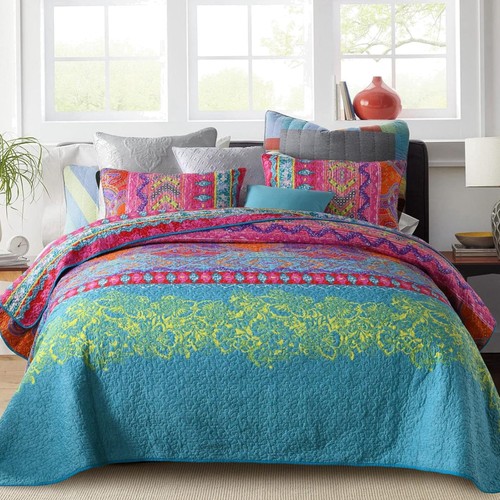 Bunte boho tagesdecke - bunte,