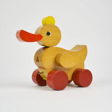 HABA - Vintage Holzspielzeug - Ente - Holzente - Wackelente - Nachziehtier