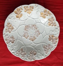 Meissen Porzellan Prunkteller Prunkschale Weiß Weinlaub