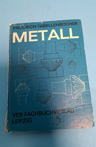Tabellenbuch metall veb - tabellenbuch,