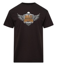 Harley-Davidson T-Shirt Empire, Schwarz, Baumwolle, Gr. M-3XL