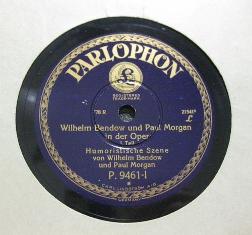 Wilhelm bendow paul morgan - wilhelm, &