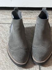 Tolle Wildleder Chelsea Stiefeletten von BRAX Gr.38 Ankle-Boots Beige