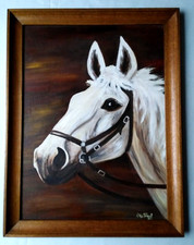 Ölbild "Pferd" Signiert