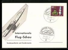 AK Hannover, Internationale Flug-Schau, Kampf-Jet der US Air Force 1966 