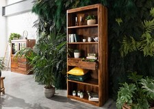 Regal Holz groß Bücherregal