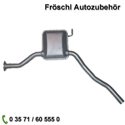 Mittelschalldämpfer auspuff - mittelschalldämpfer,