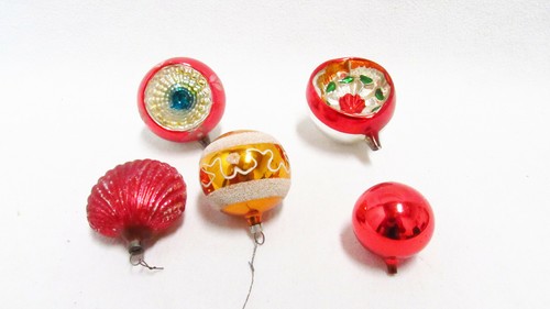Antique christmas baubles - antique,