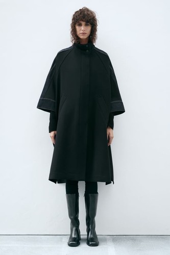 Zara mantel cape manteco - zara,