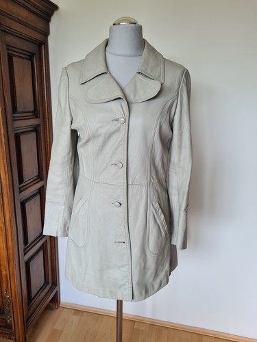 Lederjacke blazer trenchcoat - lederjacke,