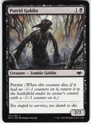 Putrid goblin 101 common - putrid,