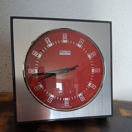 Küchenuhr wanduhr 60er - küchenuhr, mauthe