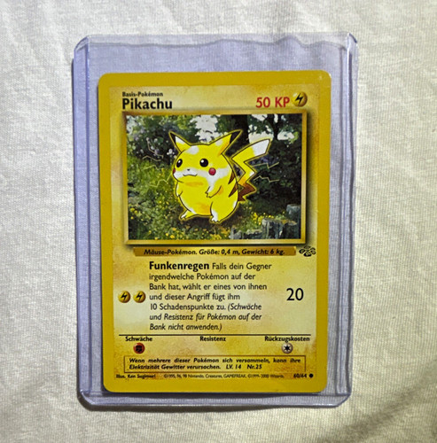 Pokémon tcg pikachu - pokémon, basis-set