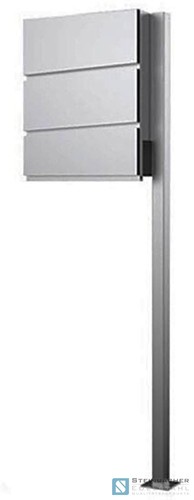 Edelstahl standbriefkasten - edelstahl,